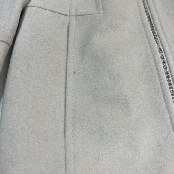 LONDON FOG Faux Fur-Trimmed Wool-Blend Jacket - Picture 6 of 8